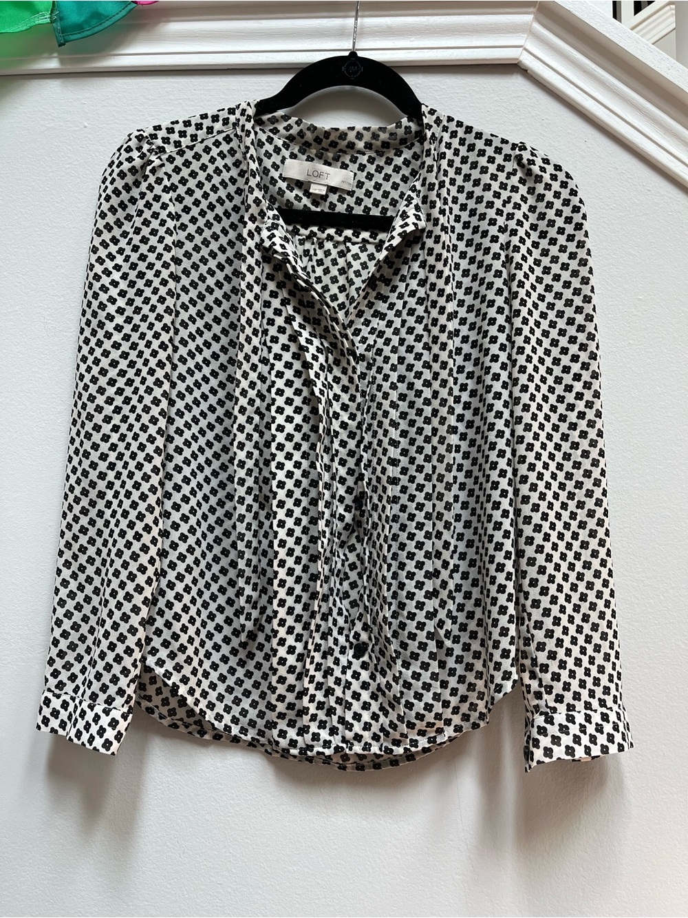 Loft button-up blouse